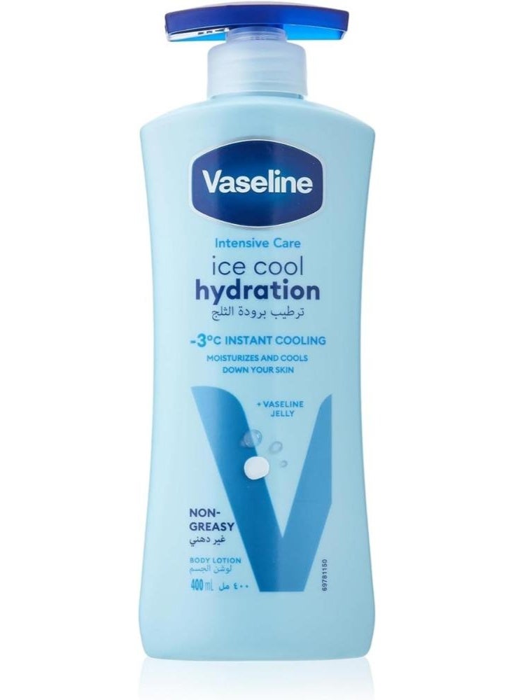 Vaseline Ice Cool Hydration Body Lotion 400Ml - Image 2
