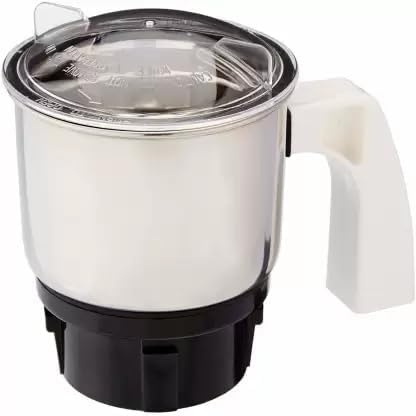DAILY VRK Chutney Mixer Grinder Small Jar With Handle Suitable for All Mixer Grinder 400 Ml Stainless Steel Multicolor - Image 3