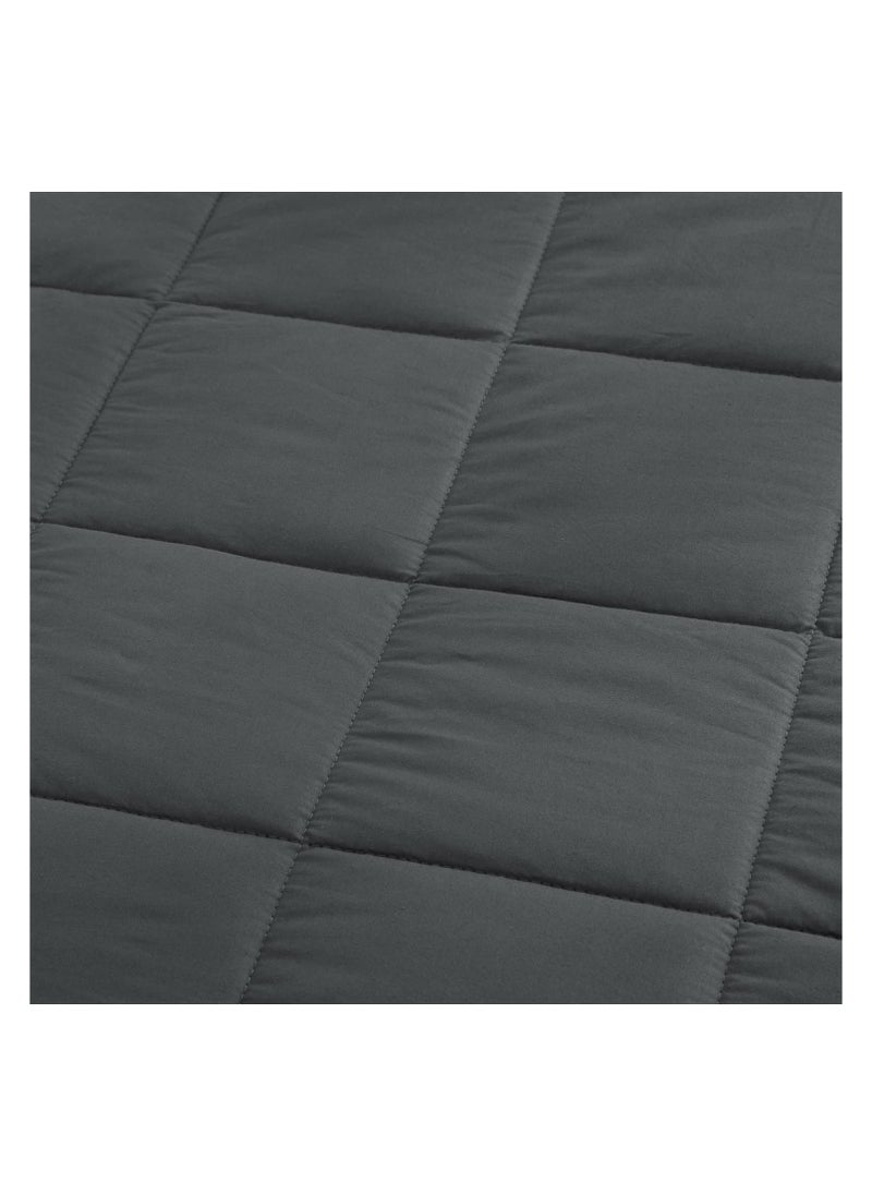 Fabienne Weighted Blanket 15lbs Single Size Adult Heavy Blanket 60"x80" Anxiety Relief Autism Therapy Insomnia Stress Relief Blanket Dark Grey 6.8Kg 150x200cm  - Image 2