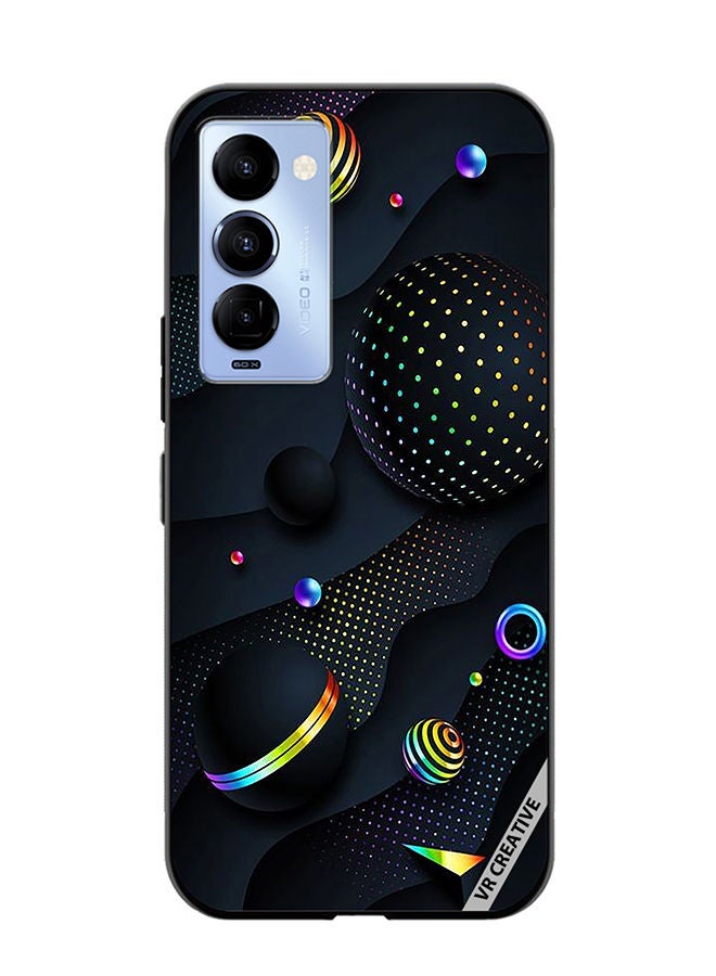 VR CREATIVE Protective Case Cover For Tecno Camon 18/18 P Retro Design  Multicolour - Image 1