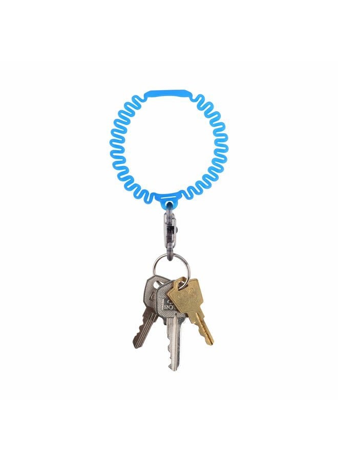 NITE IZE Key Band-It, Stretch Wristband Key Chain With S-Biner Clip, Blue - Image 3