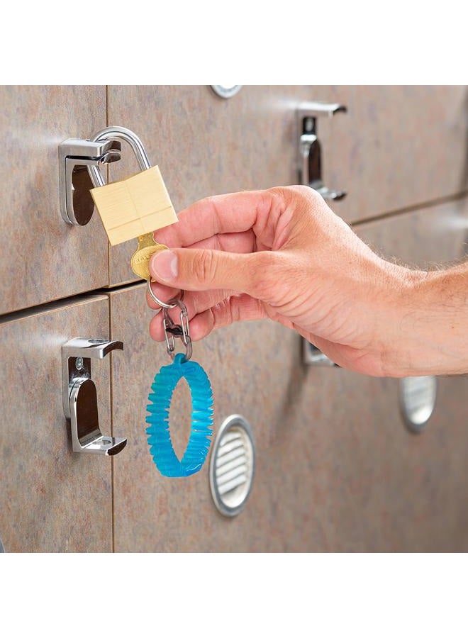 NITE IZE Key Band-It, Stretch Wristband Key Chain With S-Biner Clip, Blue - Image 5