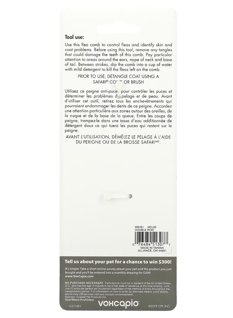 سفاري مشط سفاري صف مزدوج للكلاب 1 مشط - Image 3