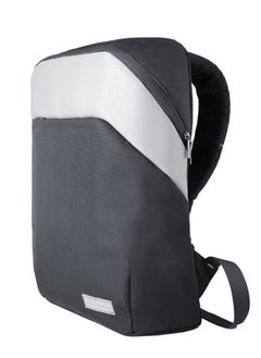 L'AVVENTO BG58 LAPTOP BACKPACK FITS up to 15.6 INCH SILVER AND BLACK WATERPROOF