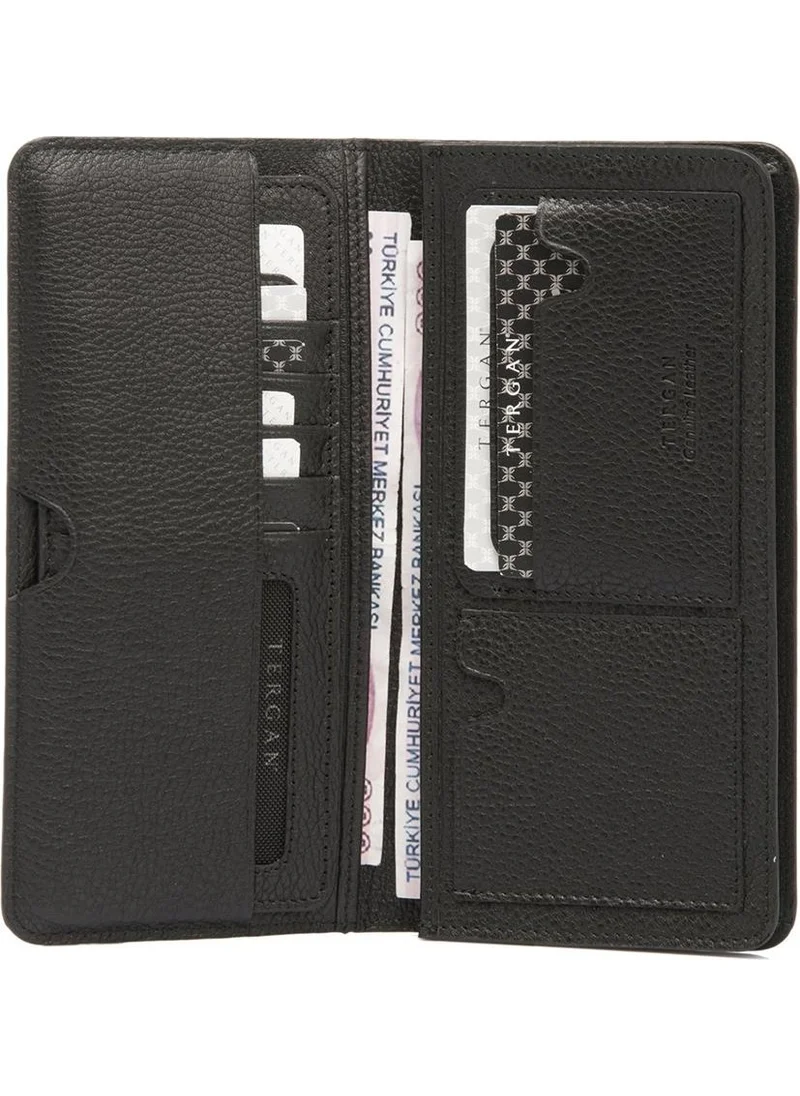 Tergan Black Leather Men's Wallet 01592A6F