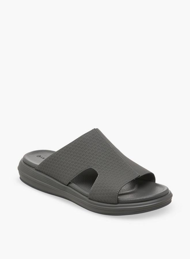Le Confort Men Textured Slip-On Comfort Sandals - Image 2