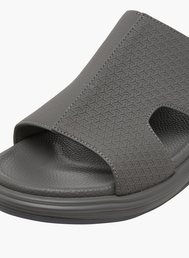 Le Confort Men Textured Slip-On Comfort Sandals - Image 4