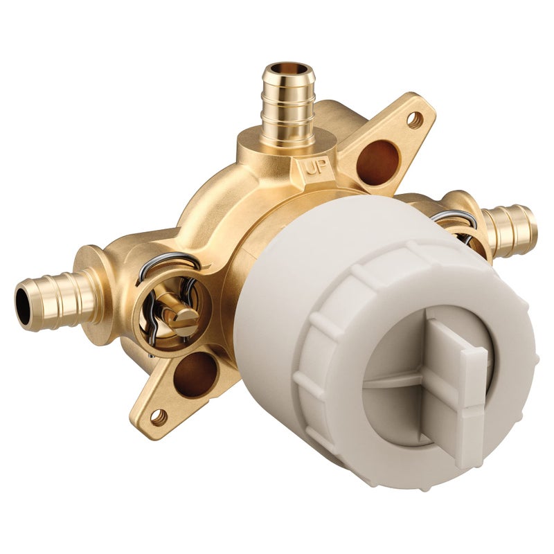 صمام خلط دش موين U130XS MCORE 3 منافذ مع حلقات تثبيت اتصالات PEX ووقفات