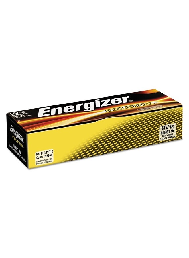 Energizer 12pk Energizer 9v Industrial Battery Commercial Only 