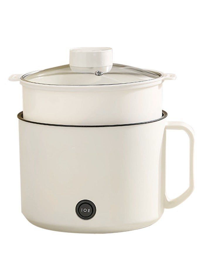 1.8 L Electric hotpot，Tabletop cooking aids,noodles pot,Non-stick Electric Skillets,slow cooker,Plastic steamers, soup pot, eggs, noodles,steak.  - Image 1