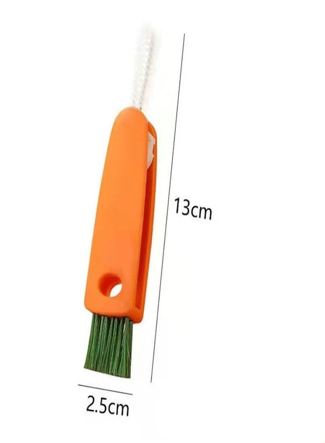 Ramkuwar 3 in 1 Bottle Cleaning Crevice Brush Multicolor Tiny Silicone Cup Holder Cleaner Multipurpose Home & Kitchen Cleaning Tool – Pack of 2 - Image 2