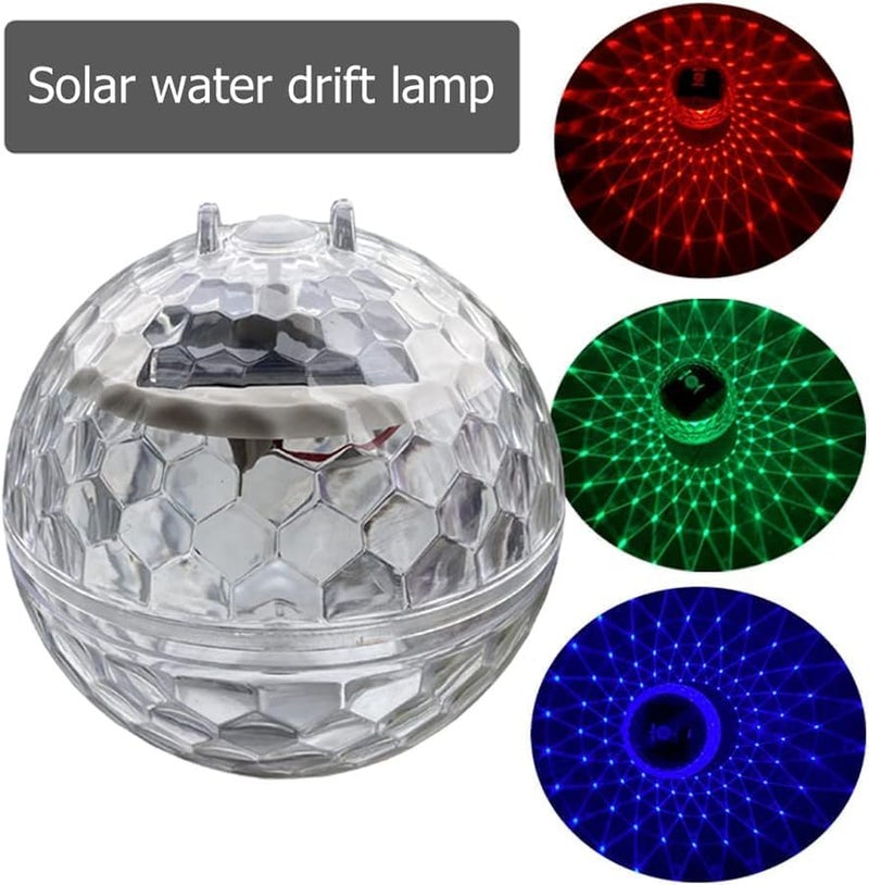 Solar RGB Floating Pond Light, IP66 Waterproof LED Ball for Pool and Garden - Image 5