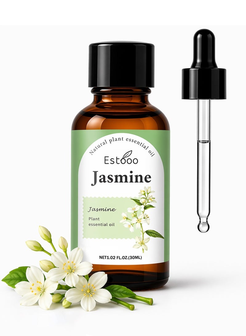 إستو زيت الياسمين العطري 30 مل – زيت عطري مُقطر طبيعيًا برائحة زهرية غنية وأنيقة لأجواء راقية وآسرة - Image 1