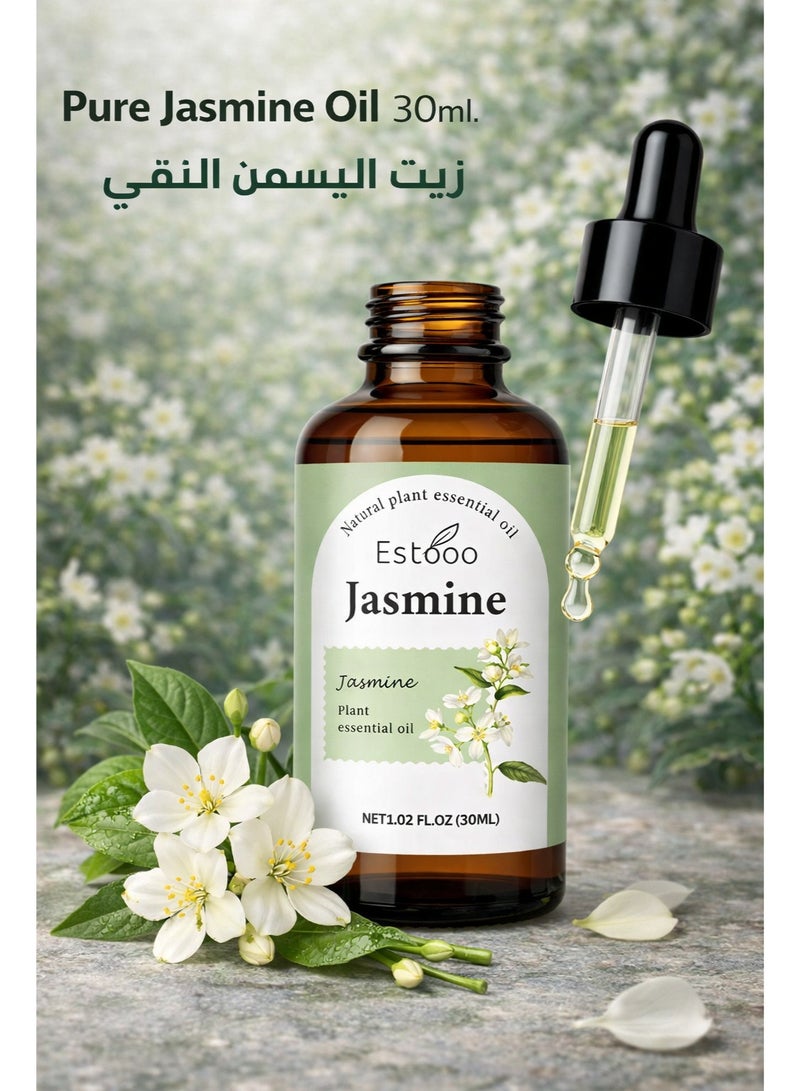 إستو زيت الياسمين العطري 30 مل – زيت عطري مُقطر طبيعيًا برائحة زهرية غنية وأنيقة لأجواء راقية وآسرة - Image 2