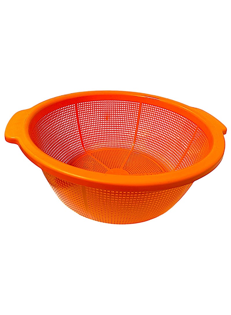 YOLO Multi Purpose Plastic Stainer Colander Washing Net for Fruits, Vegetable and Meat -37cm - Image 1
