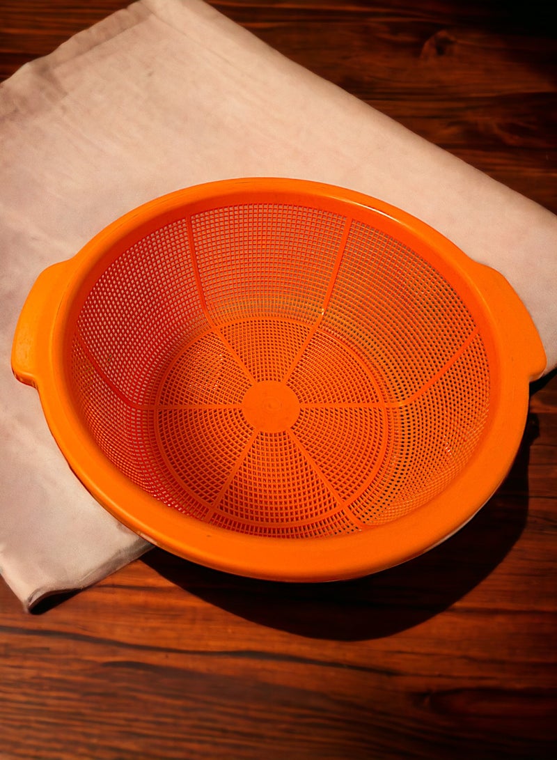 YOLO Multi Purpose Plastic Stainer Colander Washing Net for Fruits, Vegetable and Meat -37cm - Image 4