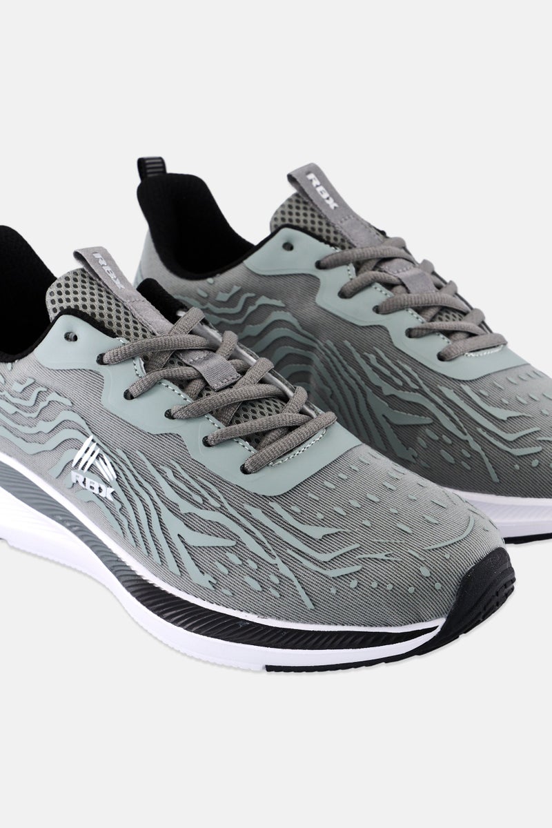 RBX أحذية جري للرجال برباط، رمادي - Image 3