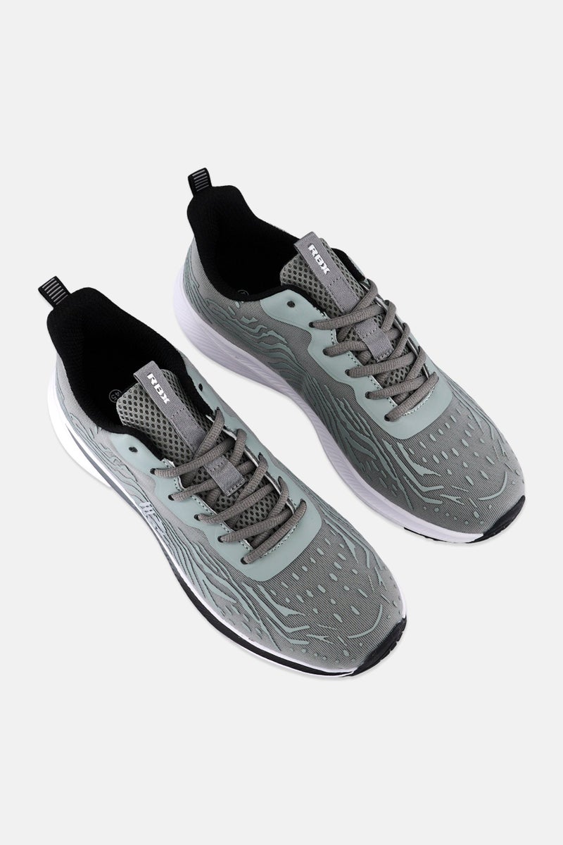 RBX أحذية جري للرجال برباط، رمادي - Image 4