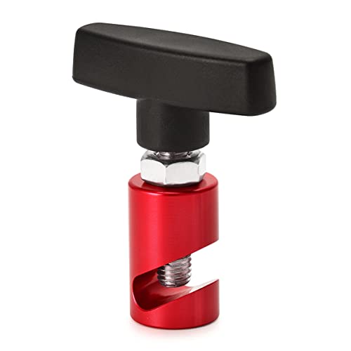 zipelo Lift Support Clamp, Hood Strut Fixing Clamps with Brass Core, Shock Prop Strut Stopper Retainer for Car Hood, Spark Plug Gap Gauge Tool, Universal Automotive Accessories (Red) - Image 5