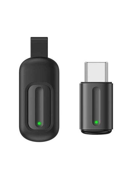 5th Generation Capsule Mobile Infrared Transmitter | Universal Smart IR Remote 3-in-1 Apple Android Type-C Universal (Obsidian Black)