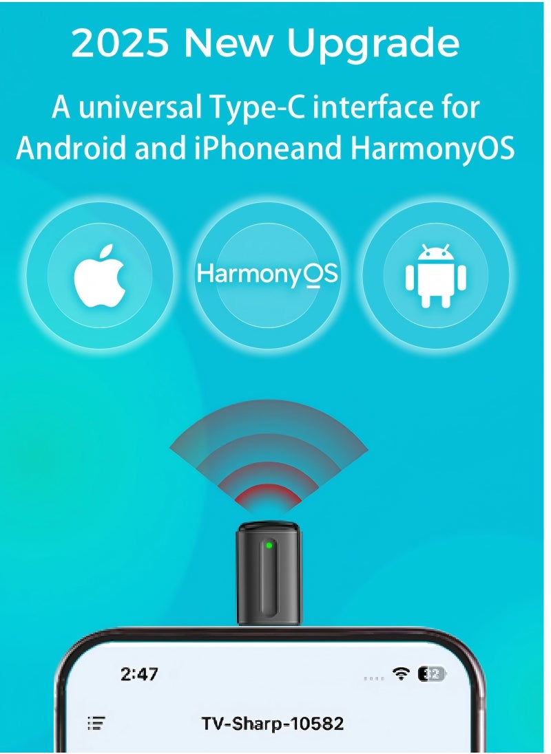 Healife - 5th Generation Capsule Mobile Infrared Transmitter | Universal Smart IR Remote 3-in-1 Apple Android Type-C Universal (Obsidian Black) - Image 1