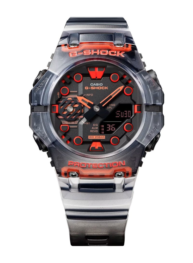 CASIO ساعة جي-شوك للرجال GA-B001G-1A انالوج-رقمية بمينا اسود وبسوار راتنج - Image 3