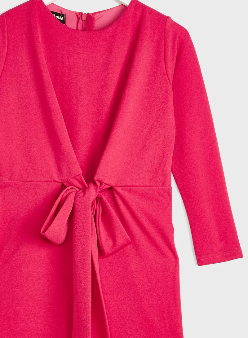 Little Golden Apple Kids Belted Waist Jumpsuit