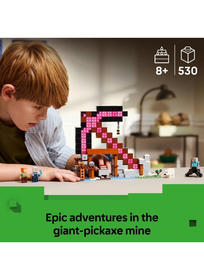 LEGO Minecraft The Pickaxe Mine 21277 (530) Pieces  - Image 3