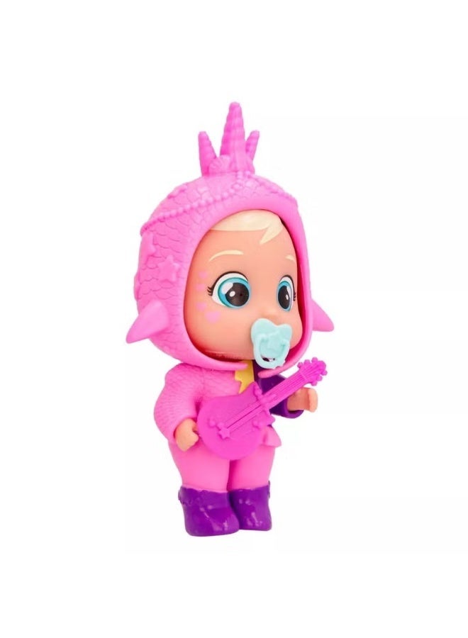 Cry Babies Magic Tears Stella Talent Doll –Collectible Real Tears Mini Doll with Water Crying Function and Dressed in Her Guitarist Outfit Talent, Perfect Gift Toy for Children - Image 4