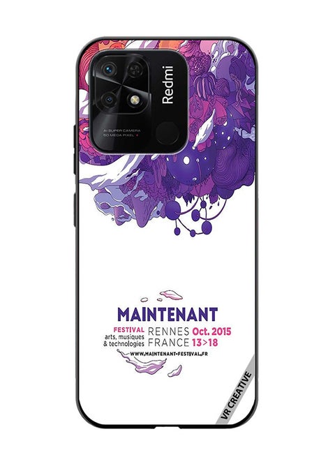 Protective Case Cover For Xiaomi Redmi 10C Maintenant Festival Modern Event Design Multicolour