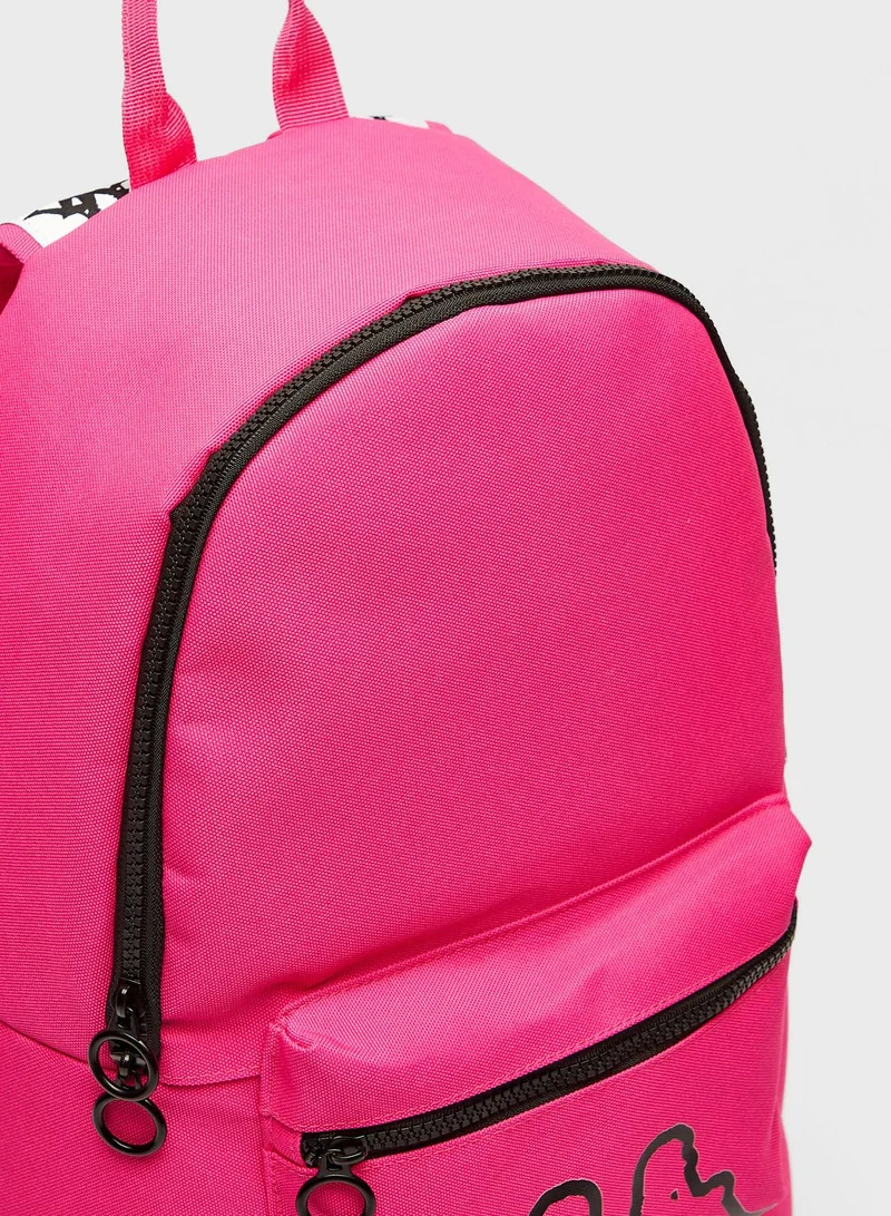 كابا Logo Print Backpack