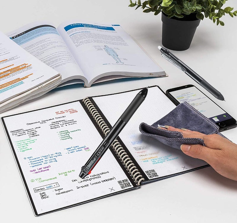 あおぞら(AOZORA) Aozora Erasable Pens Multicolor Fine Point 0.5mm 3color Click Pen in One Retractable Multi Color Erasable Gel Pens for Completing Sudoku and Crossword Puzzles 6 Pack - Image 3