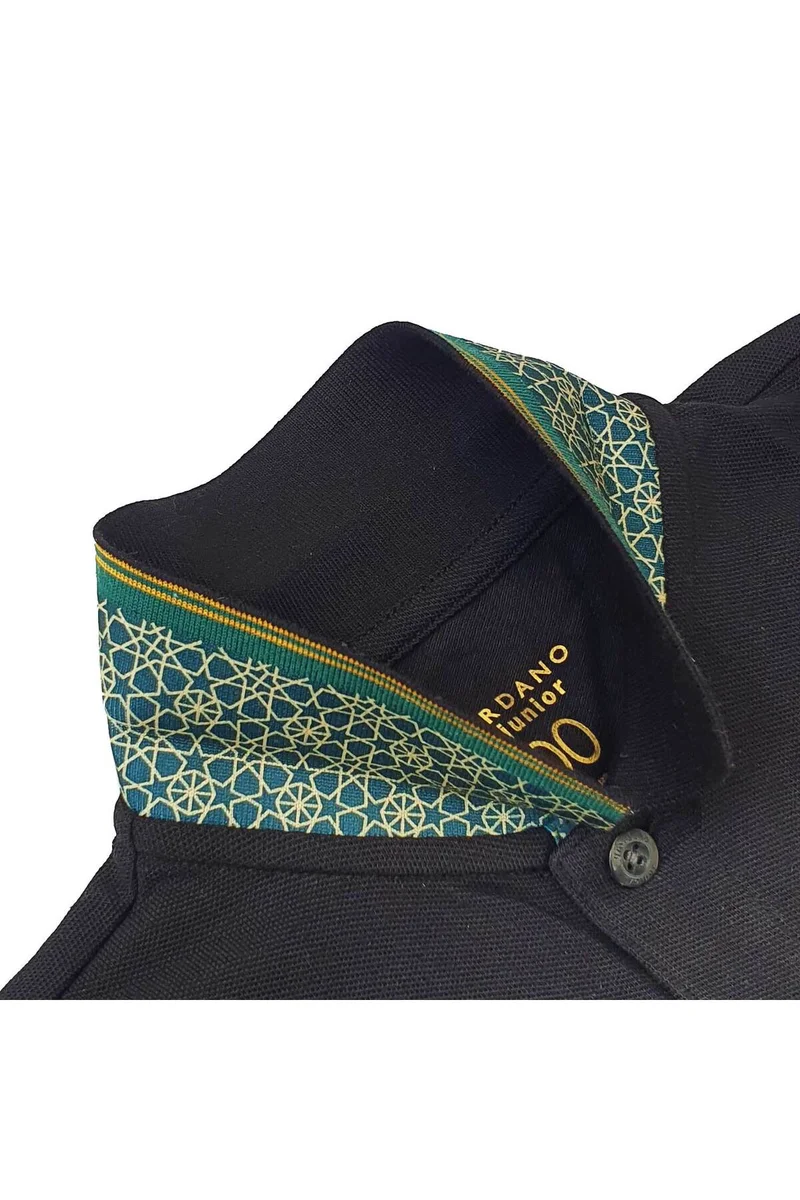 جيوردانو Navy Blue Junior 3D Lion Polo for Boys