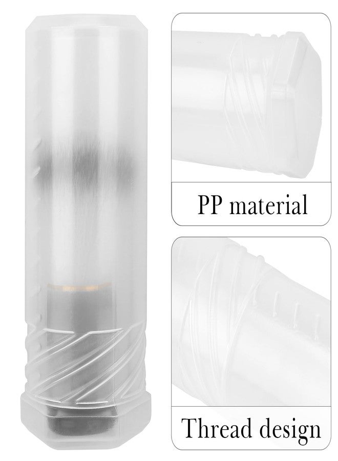 Linkidea 2 Pack Travel Shaving Beard Brush Case, Portable Waterproof Holder & Stand, Compatible with Most Shaving Brushes, Sturdy Grooming Accessory for Men (White) - Image 2