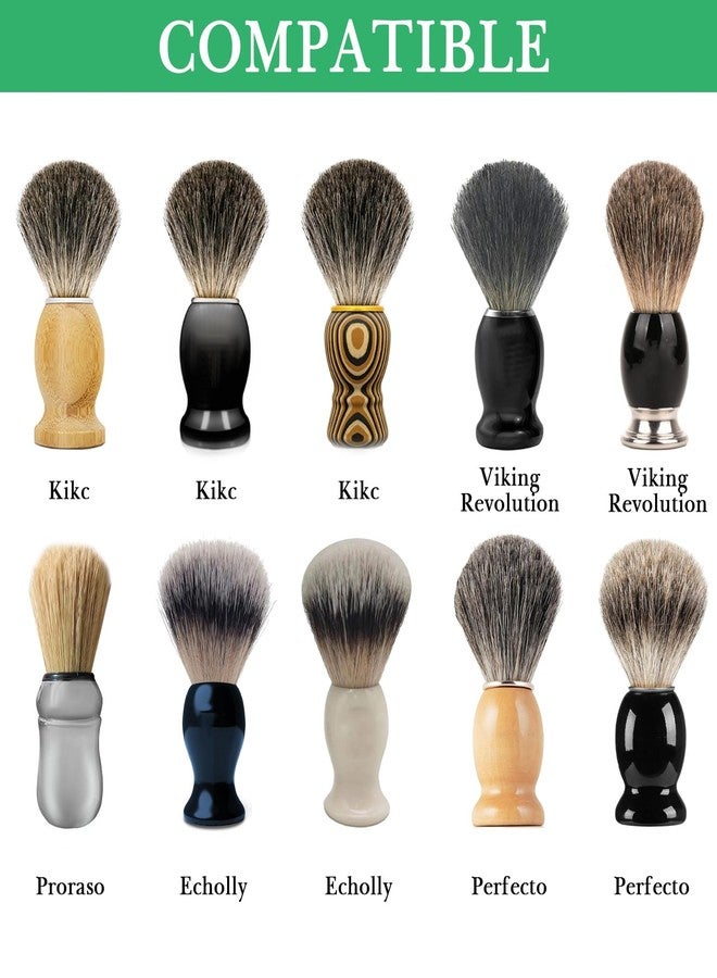 Linkidea 2 Pack Travel Shaving Beard Brush Case, Portable Waterproof Holder & Stand, Compatible with Most Shaving Brushes, Sturdy Grooming Accessory for Men (White) - Image 5