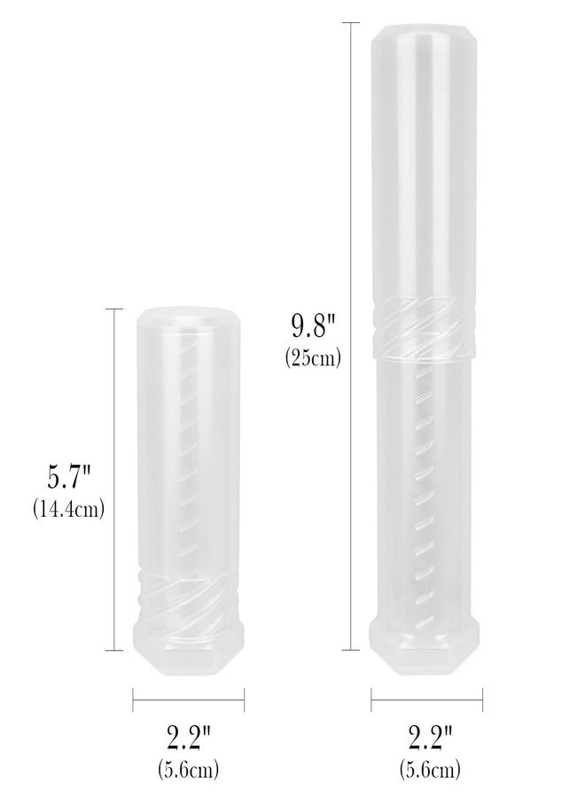 Linkidea 2 Pack Travel Shaving Beard Brush Case, Portable Waterproof Holder & Stand, Compatible with Most Shaving Brushes, Sturdy Grooming Accessory for Men (White) - Image 4