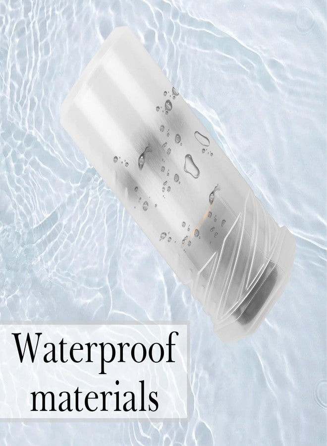 Linkidea 2 Pack Travel Shaving Beard Brush Case, Portable Waterproof Holder & Stand, Compatible with Most Shaving Brushes, Sturdy Grooming Accessory for Men (White) - Image 3