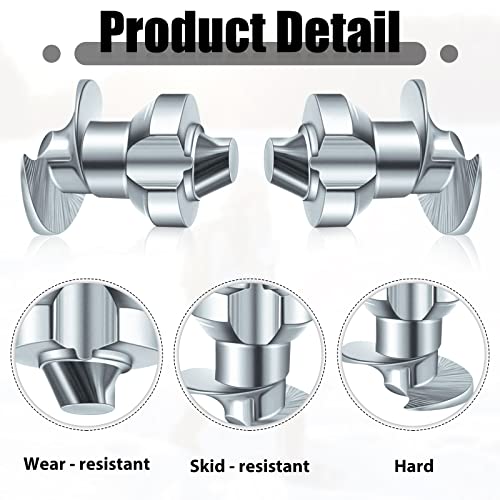 Frienda Tire Spikes Tire Studs Carbide Spikes for Truck Tires Snow Studs for Tires Snowmobile Stud with Installation Tool for Racing Car Bicycle Bike Scooters Shoes Boots 7 x 9.9 mm (181 Pieces) - Image 5