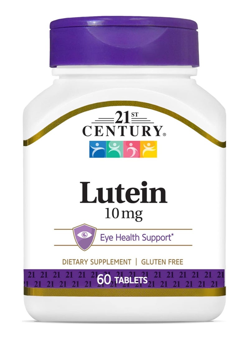 21st Century Lutein 10 mg 60 Tablets - Image 1