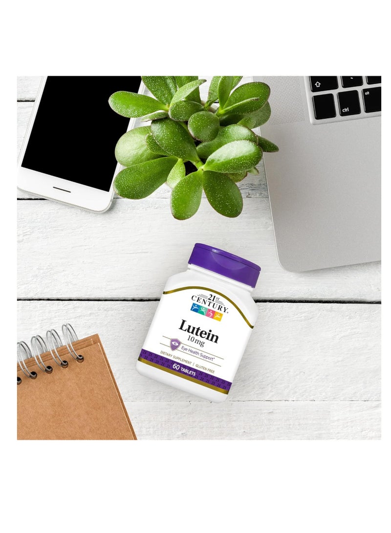 21st Century Lutein 10 mg 60 Tablets - Image 3