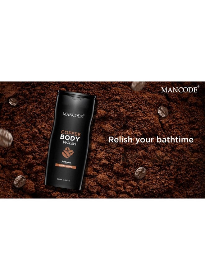MAN CODE Mancode Coffee Body Wash For Men 450Ml | For Body, Face With Coffee And Natural Oils Extract | Oil Control | Odor Protection | 450 Ml Shower Gel For Men (Pack Of 1)  - Image 2