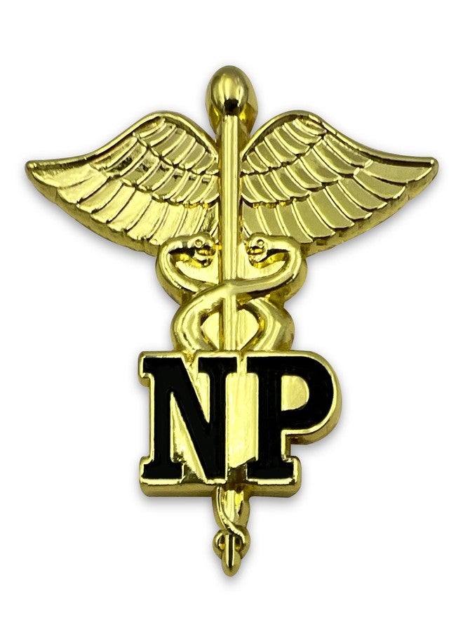 PinMaze دبوس طية صدر السترة بشعار ممرضة مسجلة - بروش حروف على شكل صولجان صولجان - مشبك مراسم طبية للممرضات المسجلات (ممرضة ممارسة) - Image 1