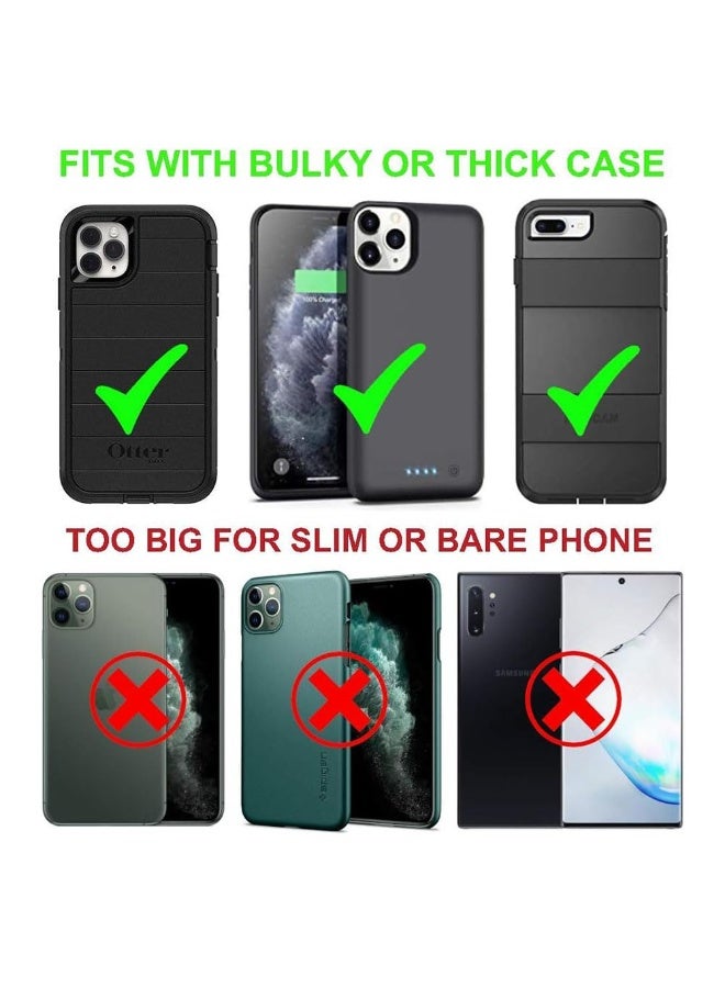 جيه زد اس جراب هاتف محمول من JZS، جراب هاتف محمول بحزام من النايلون مصنوع من القماش، جراب هاتف يناسب هاتف Samsung Galaxy S22 Ultra / S23 Plus / iPhone (أفقيًا) - Image 5