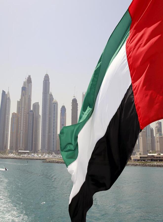 BUYCO United Arab Emirates Flag 3 Meters for Building & Home Decoration Indoor or Outdoor Use UAE National Flag Made with Imported Polyester - Image 2