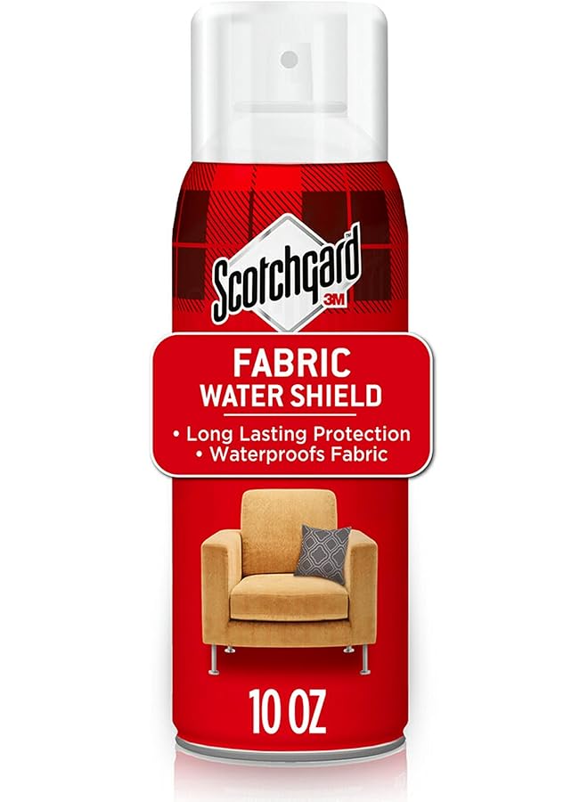 Scotchgard Fabric Water Shield 10 Oz (295Ml) 1 Can/Pack Repels Spills Blocks Stains Ideal For Couches Pillows Shoes Long Lasting Protection Dries Quickly And Odorless - Image 1