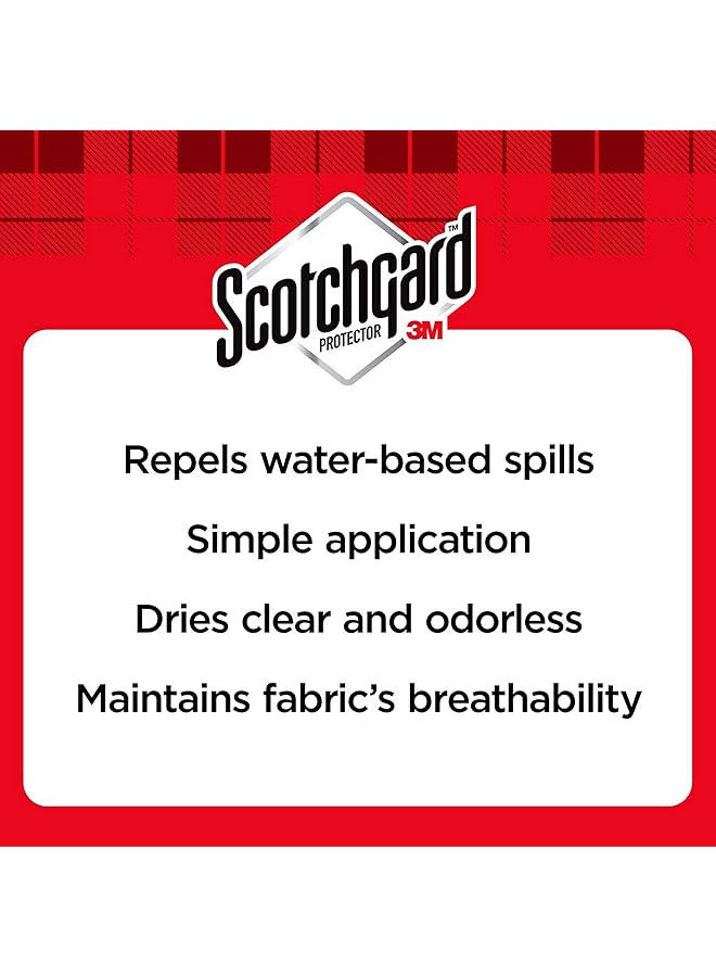 Scotchgard Fabric Water Shield 10 Oz (295Ml) 1 Can/Pack Repels Spills Blocks Stains Ideal For Couches Pillows Shoes Long Lasting Protection Dries Quickly And Odorless - Image 5