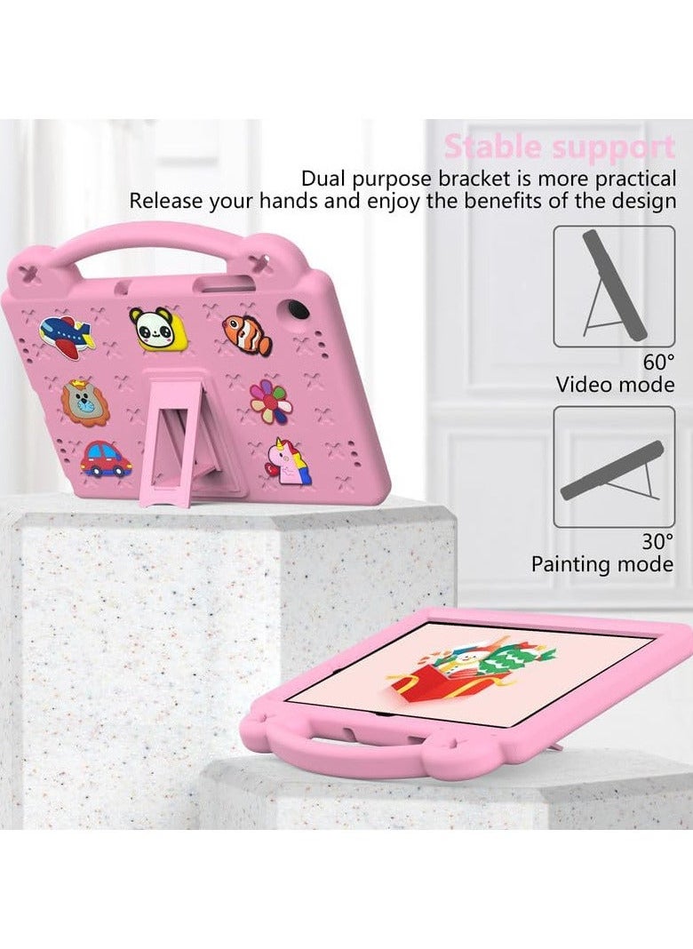 Samsung Galaxy Tab A9 Plus 11 inch 2023 (SM-X216B)) Shockproof Cover with Handle Stand for Samsung Tab A9 Plus Case, Pink