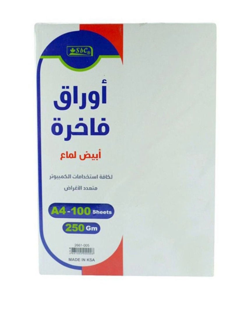اس بي سي - ورق أبيض مقاس A4، عبوة من 100 ورقة A4 - Image 1