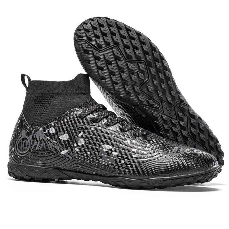 Generation Football Shoes High-Top Children Tf Broken Nail Ag Long Nail Male And Female Young Students Training - Image 1