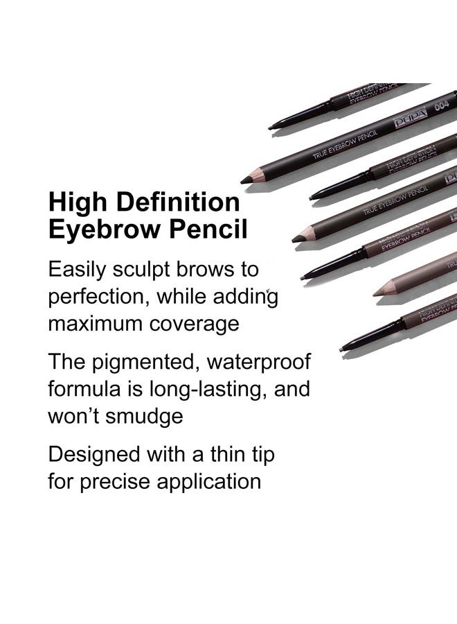 PUPA Milano High Definition Eyebrow Pencil - Easily Shape And Define Flawless Eyebrows - Fill And Volumize For Beautiful Thick Brows - Sculpt Your Arches With Smooth Precision - 001 Blonde - 0.003 Oz - Image 2